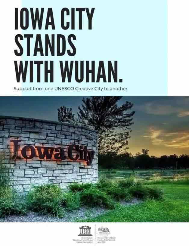 21 cities of literature extend best wishes to Wuhan